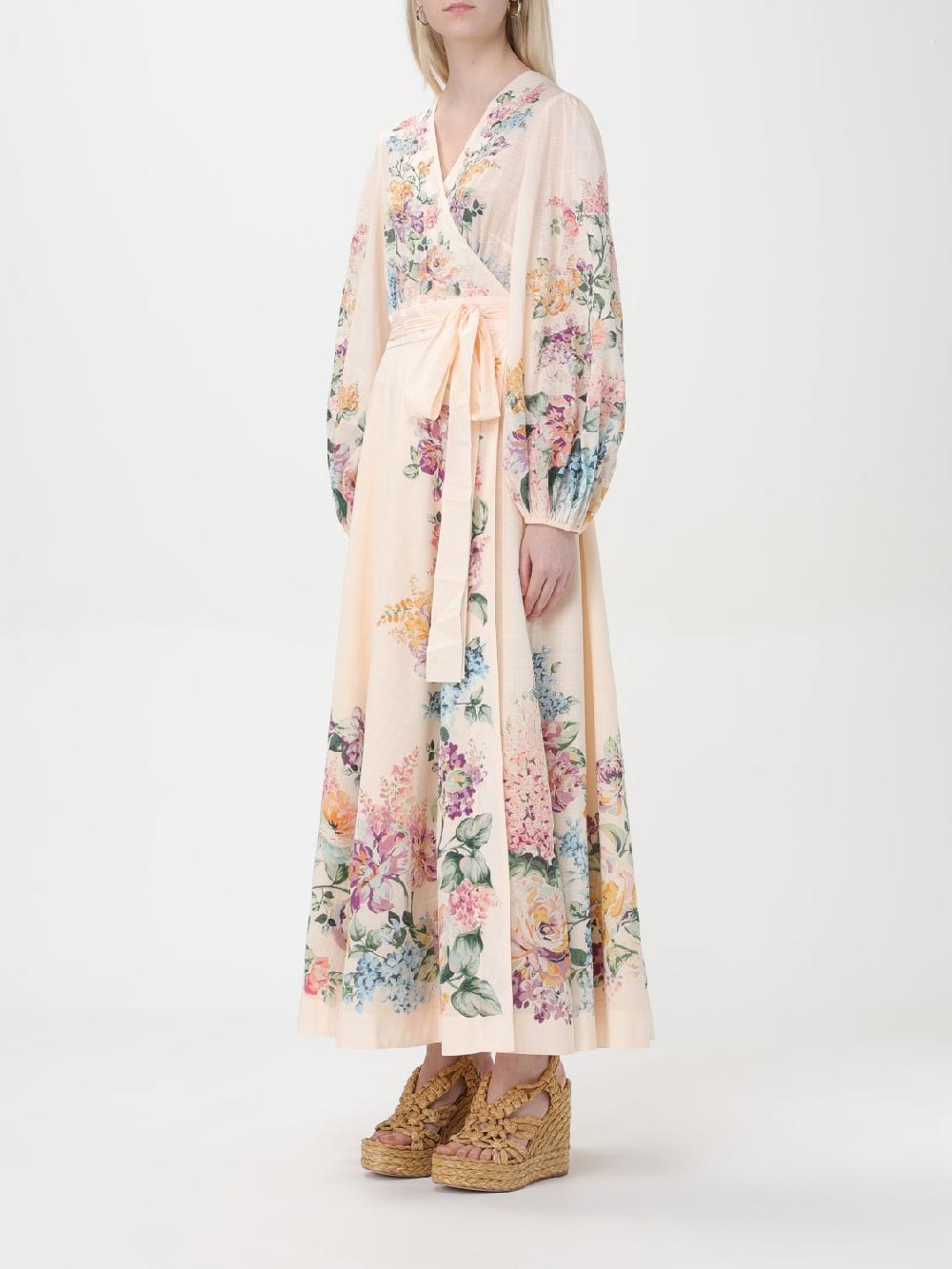 Giglio Abito Floreale Lungo Zimmermann