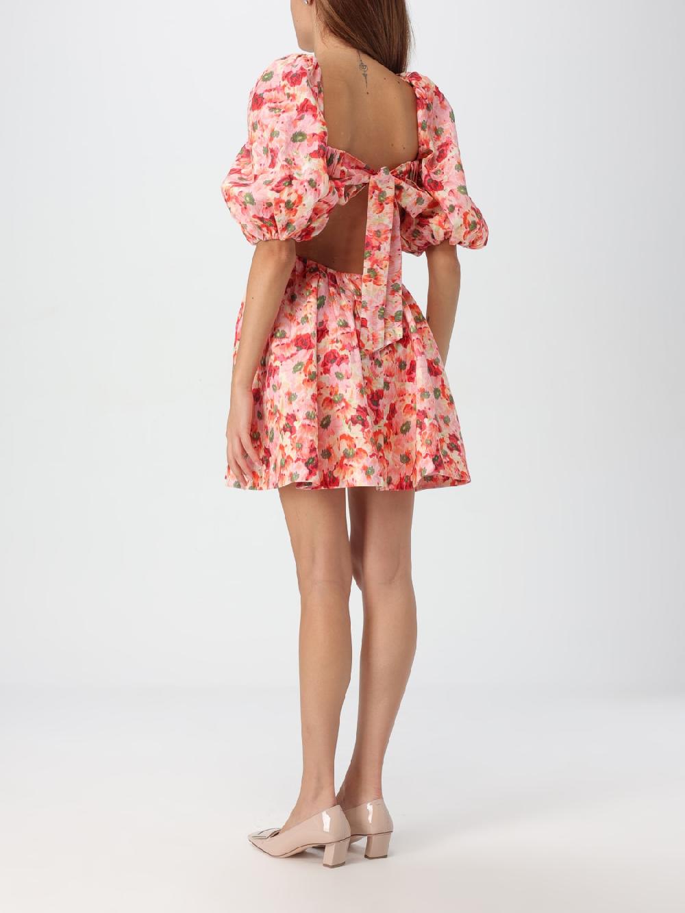 Giglio Abito Floreale Zimmermann In Lino