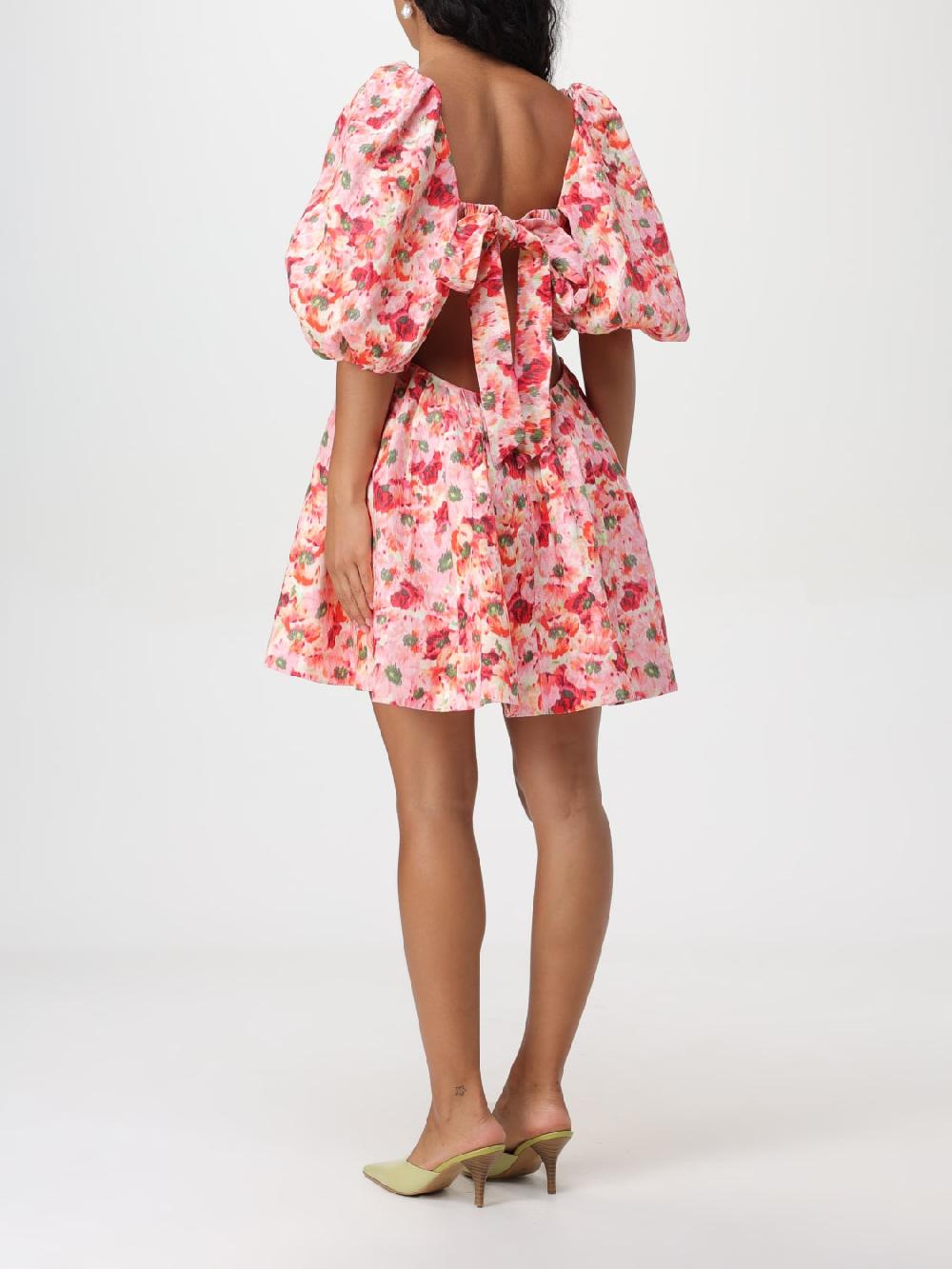 Giglio Abito Floreale Zimmermann In Lino