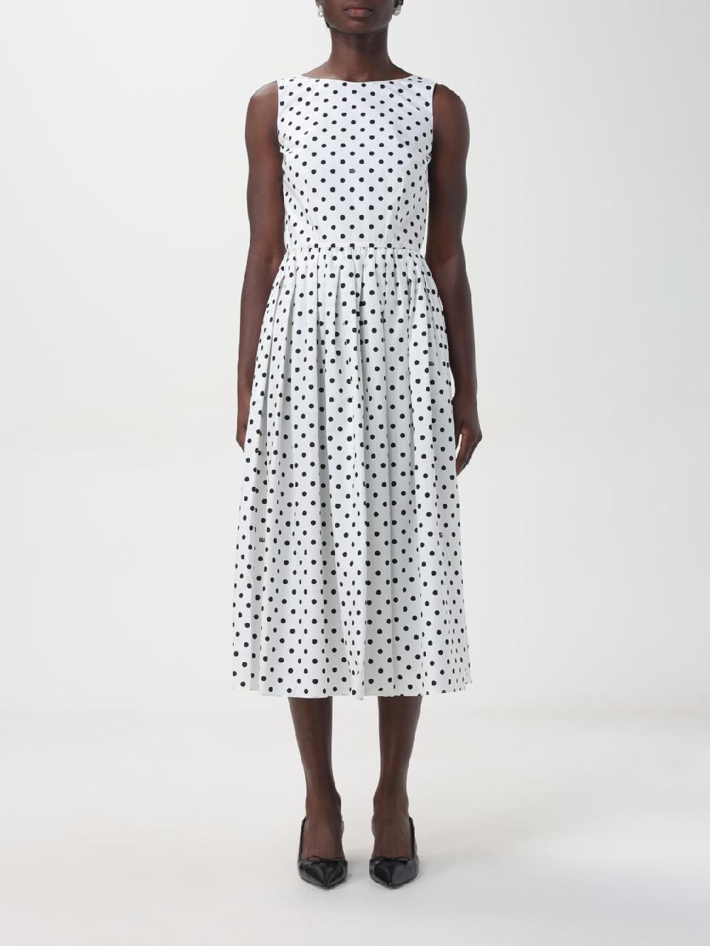 Giglio Abito in cotone a pois Dolce & Gabbana