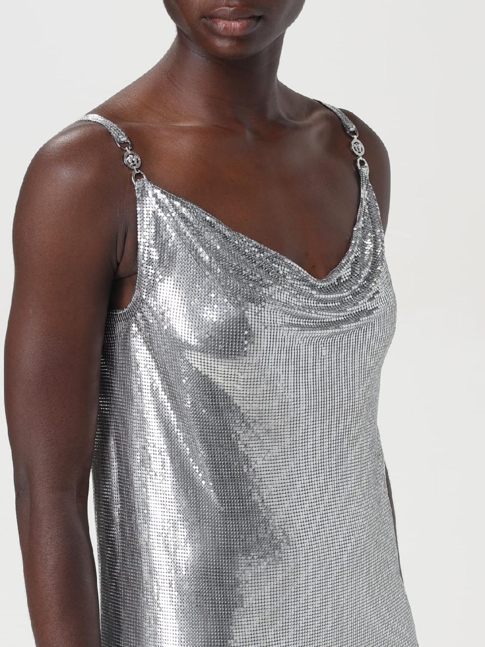 Giglio Abito In Maglia Di Alluminio Versace