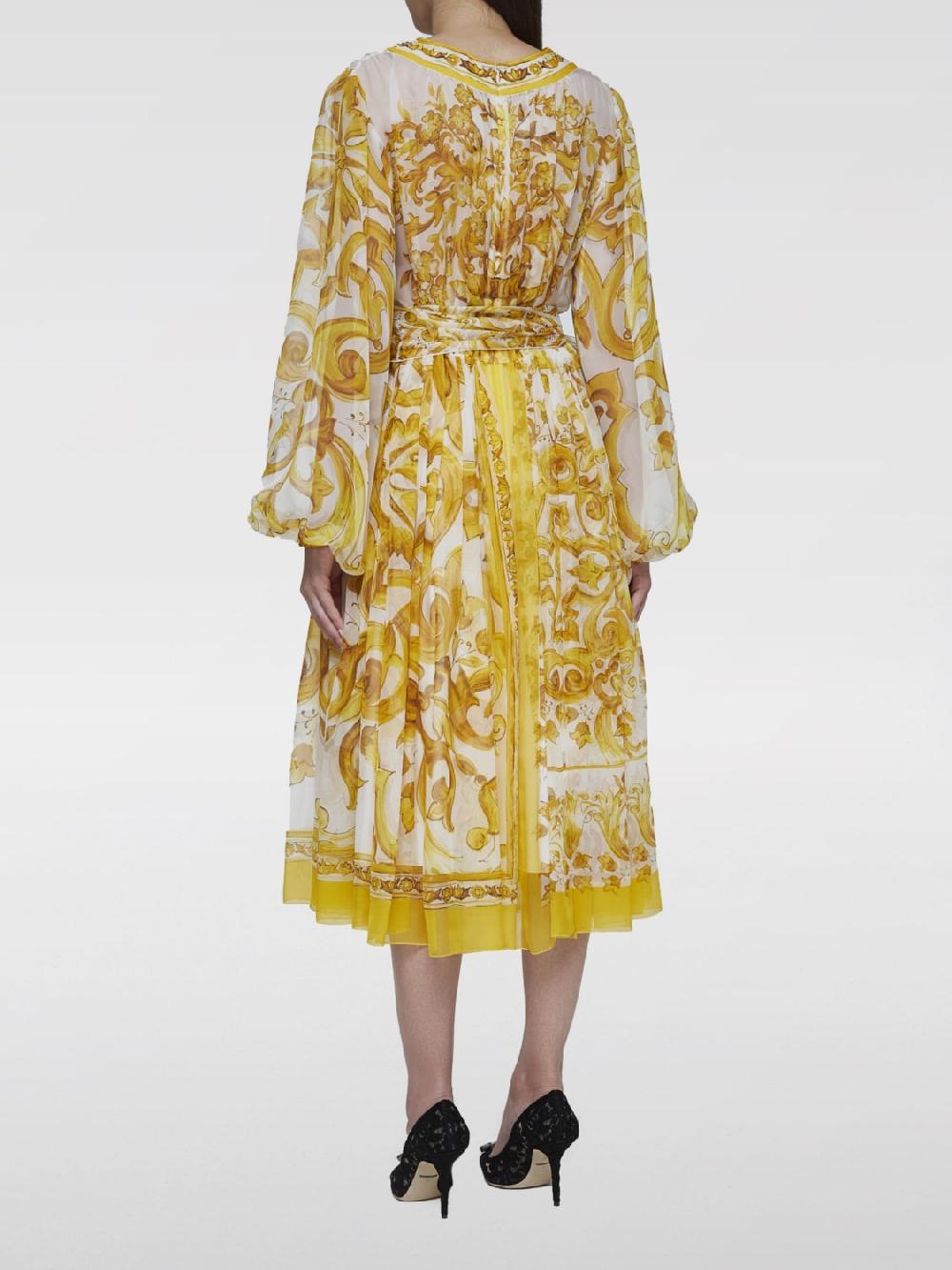 Giglio Abito In Seta Dolce & Gabbana