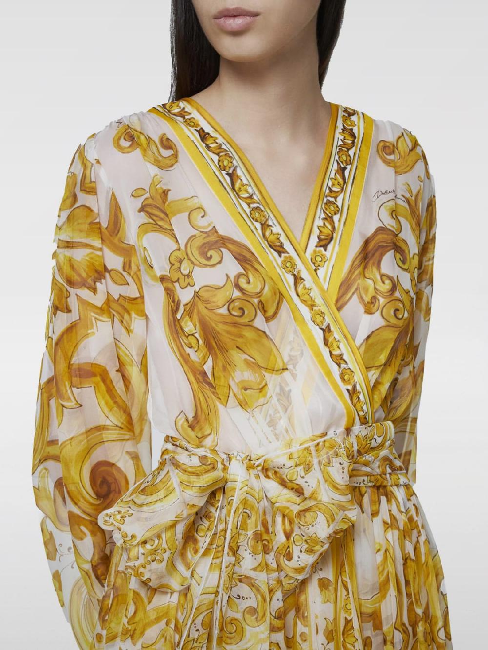 Giglio Abito In Seta Dolce & Gabbana