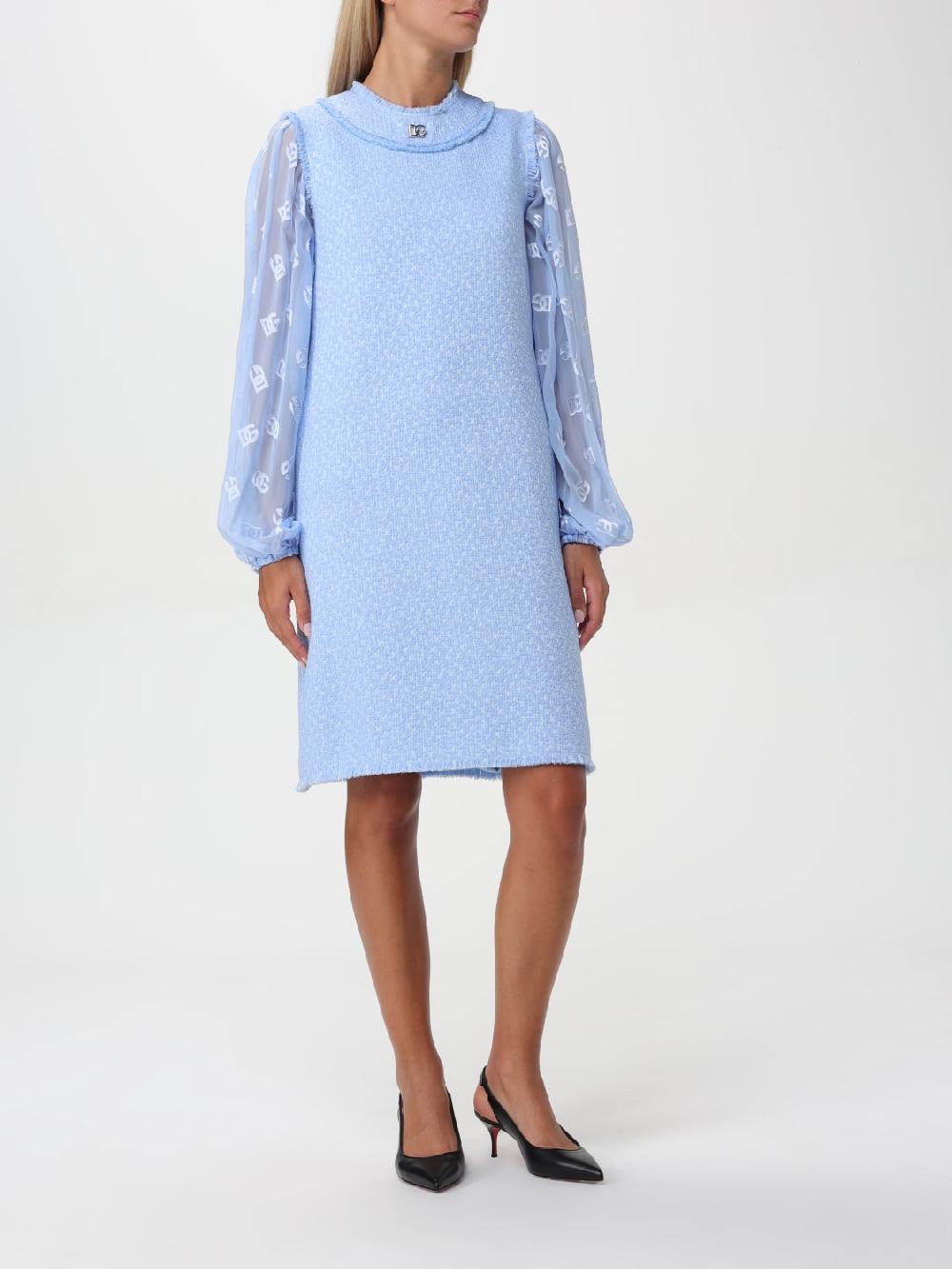 Giglio Abito In Tweed Di Lana Dolce & Gabbana