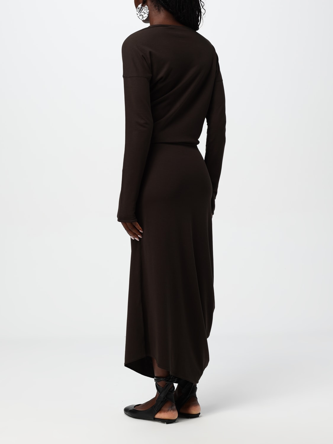 Giglio Abito Longuette Lemaire In Cotone Stretch