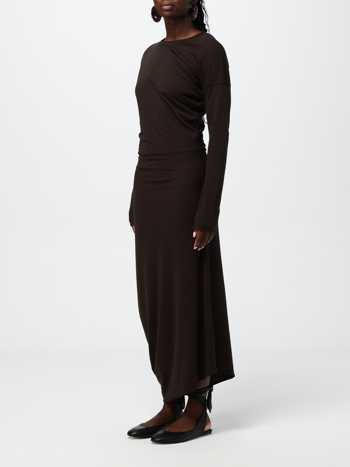 Giglio Abito Longuette Lemaire In Cotone Stretch