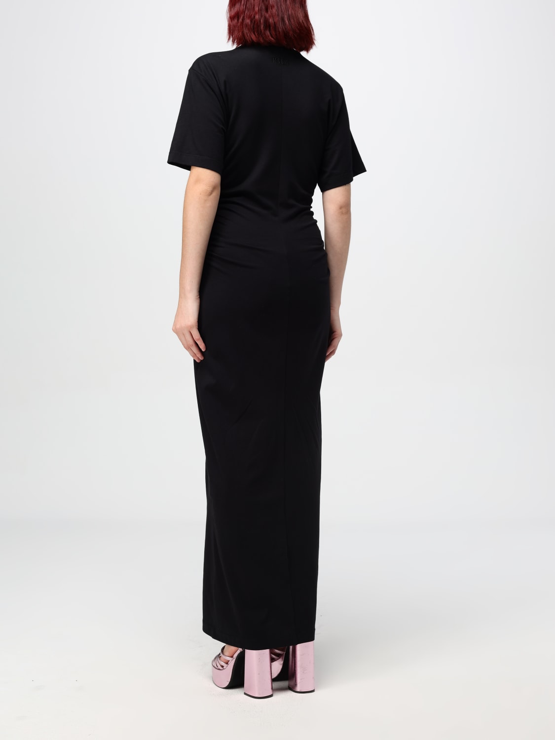 Giglio Abito Longuette MSGM In Cotone Stretch