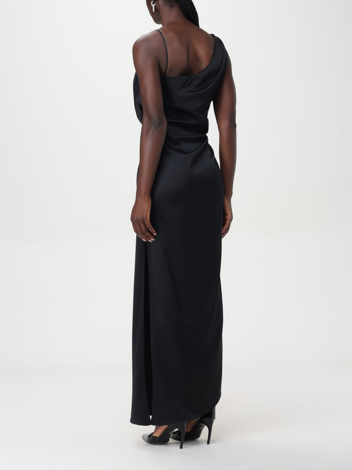 Giglio Abito Lungo Del Core Asimmetrico