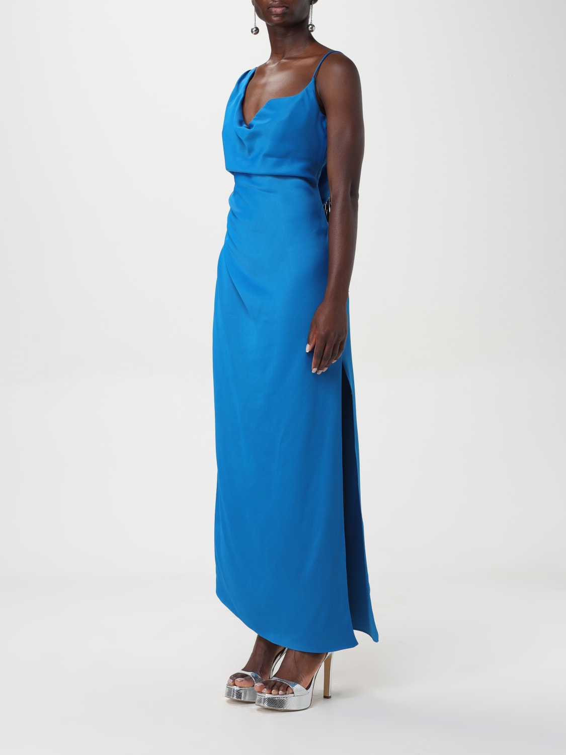 Giglio Abito Lungo Del Core Asimmetrico