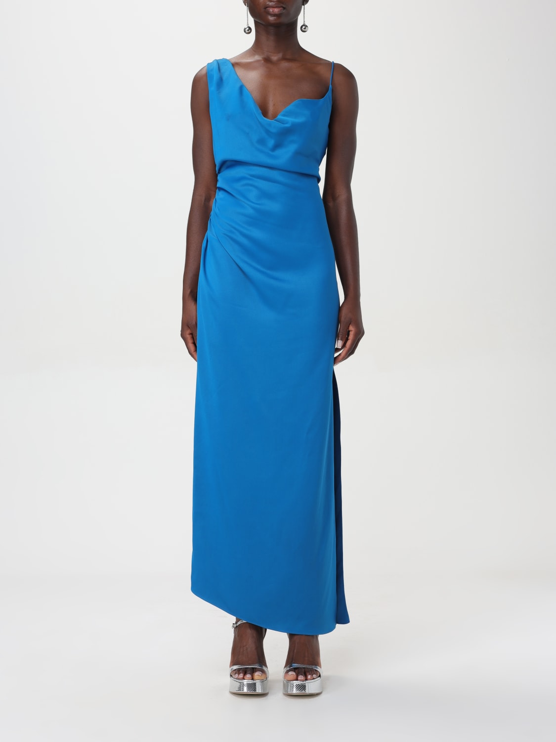 Giglio Abito lungo Del Core asimmetrico