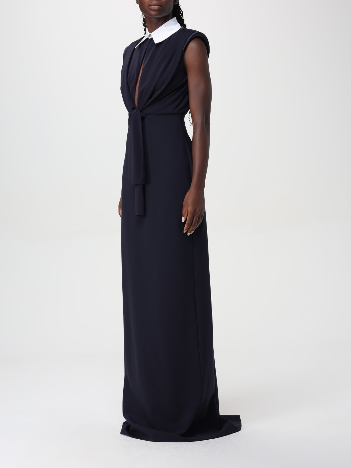 Giglio Abito Lungo Del Core Con Nodo