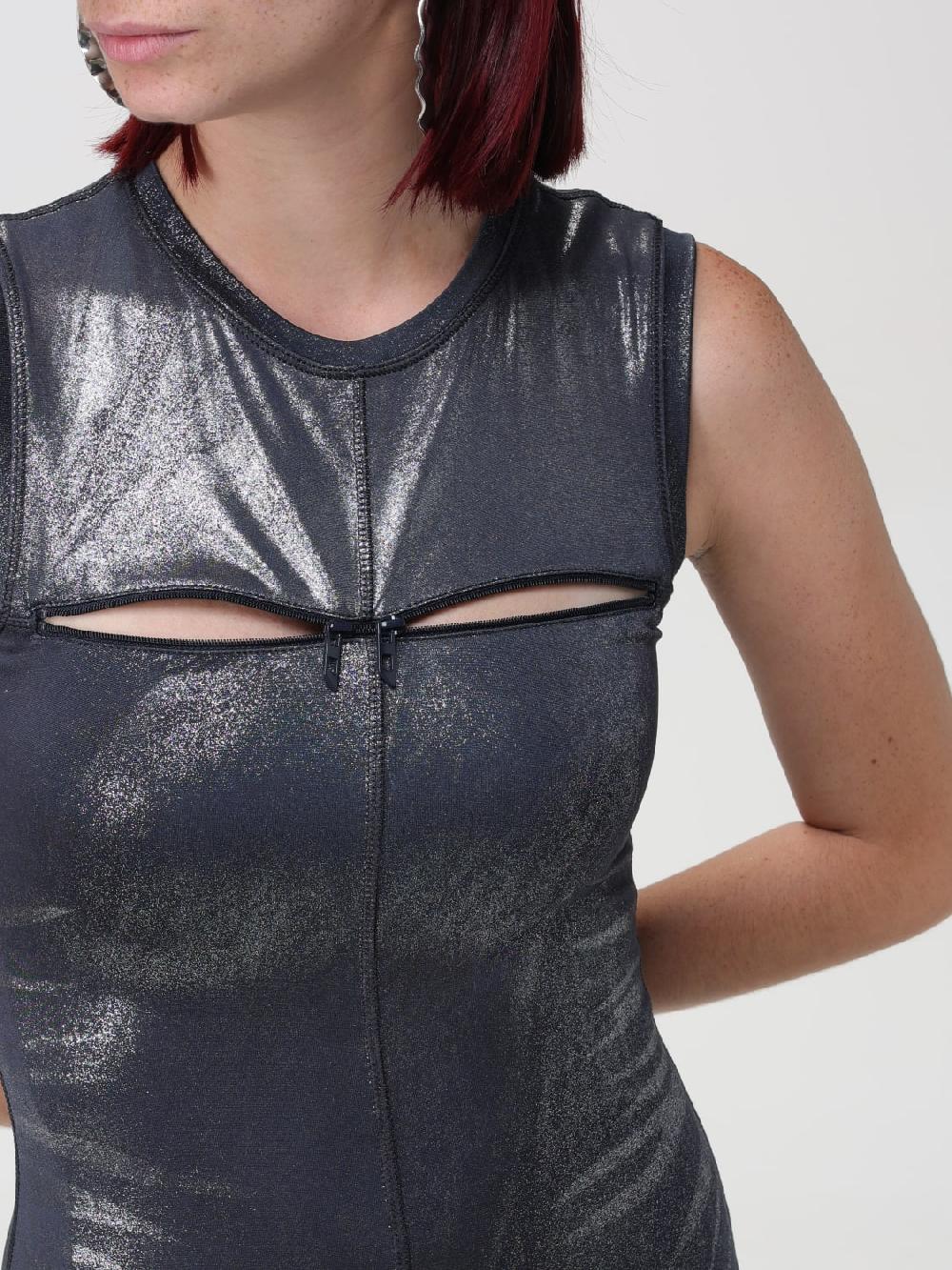 Giglio Abito Lungo Diesel In Tessuto Elasticizzato