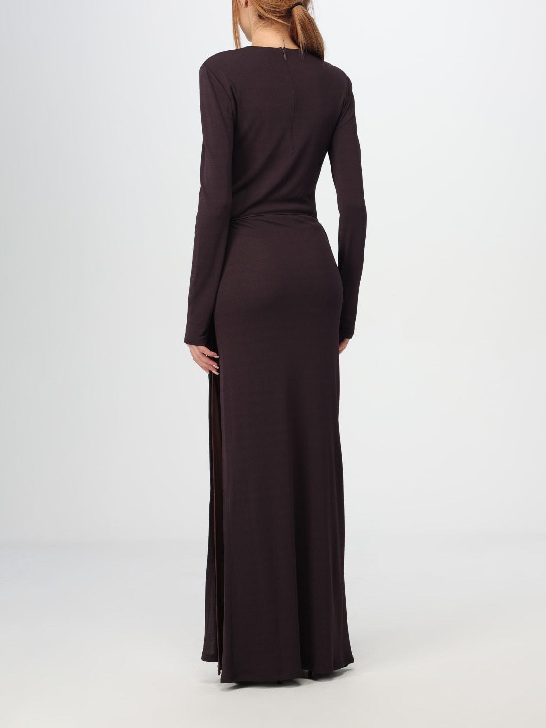 Giglio Abito Lungo Fendi In Jersey Stretch