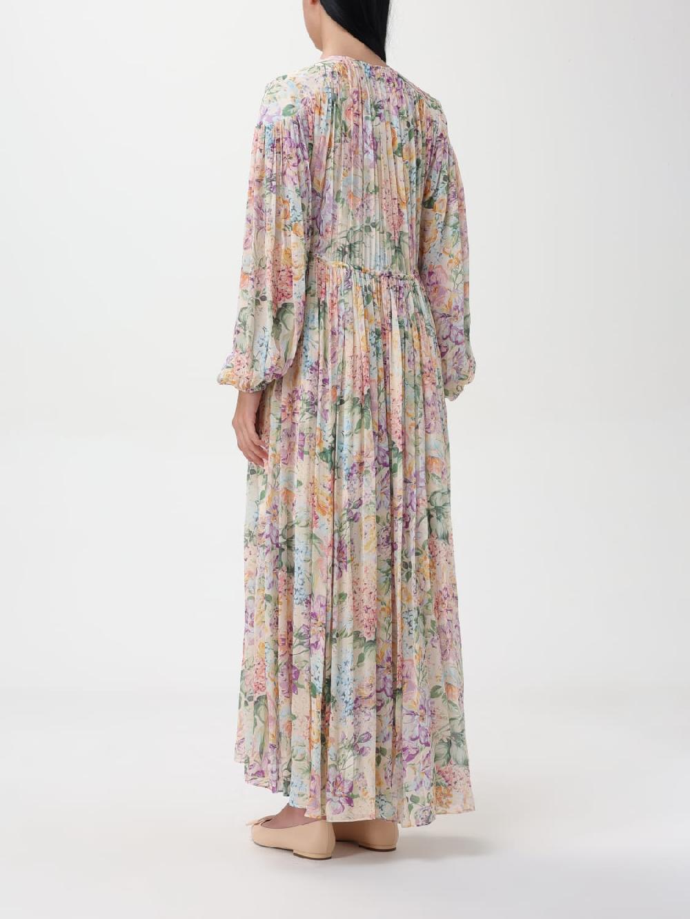 Giglio Abito Lungo Halliday A Fiori Zimmermann