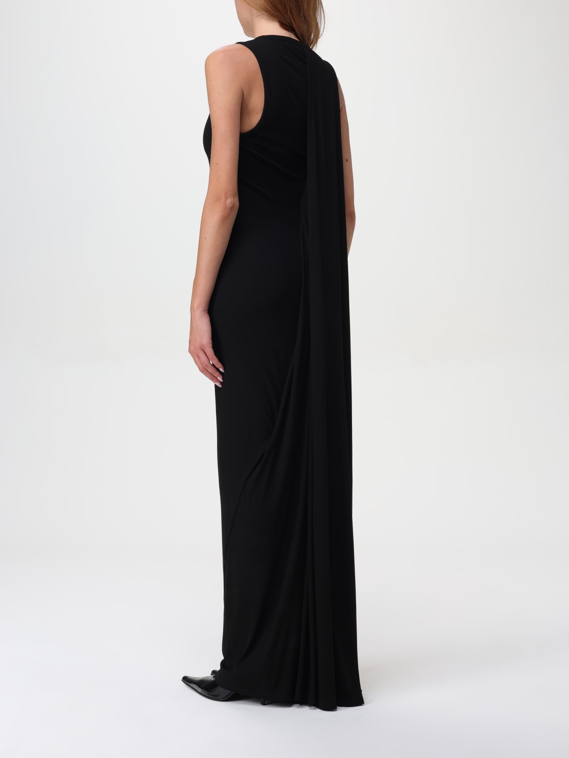 Giglio Abito Lungo In Viscosa Balenciaga