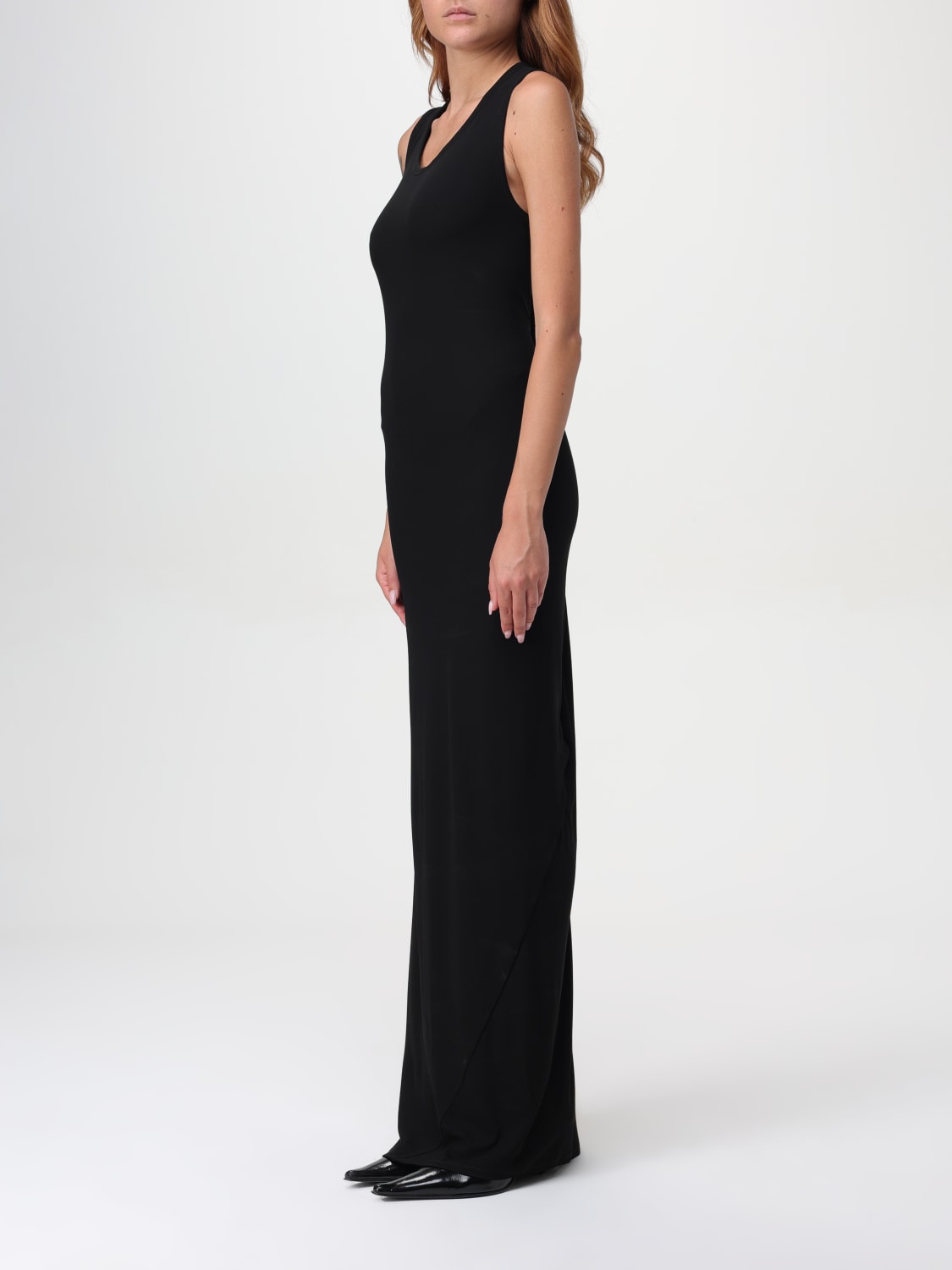 Giglio Abito Lungo In Viscosa Balenciaga