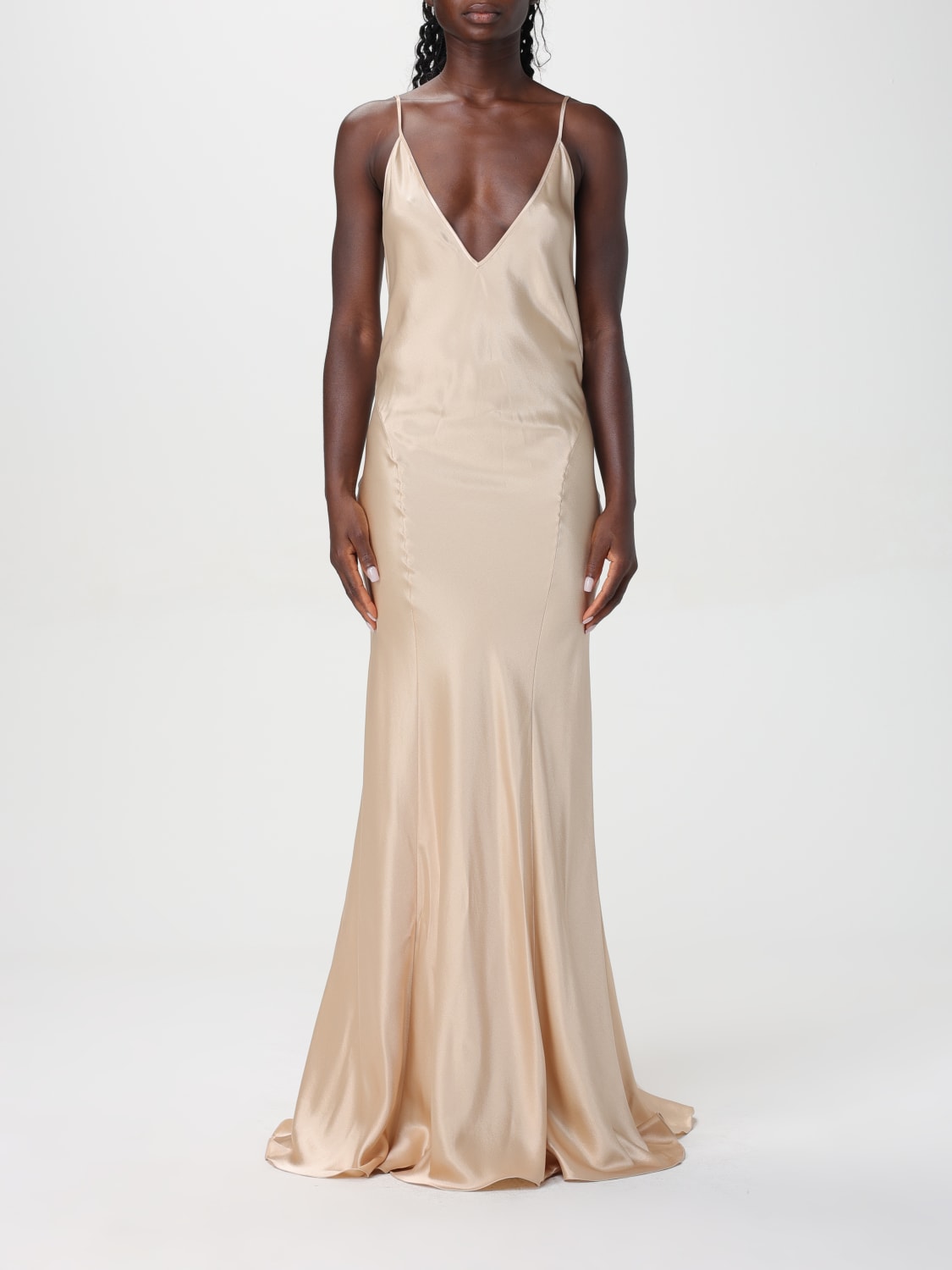 Giglio Abito lungo Saint Laurent in seta