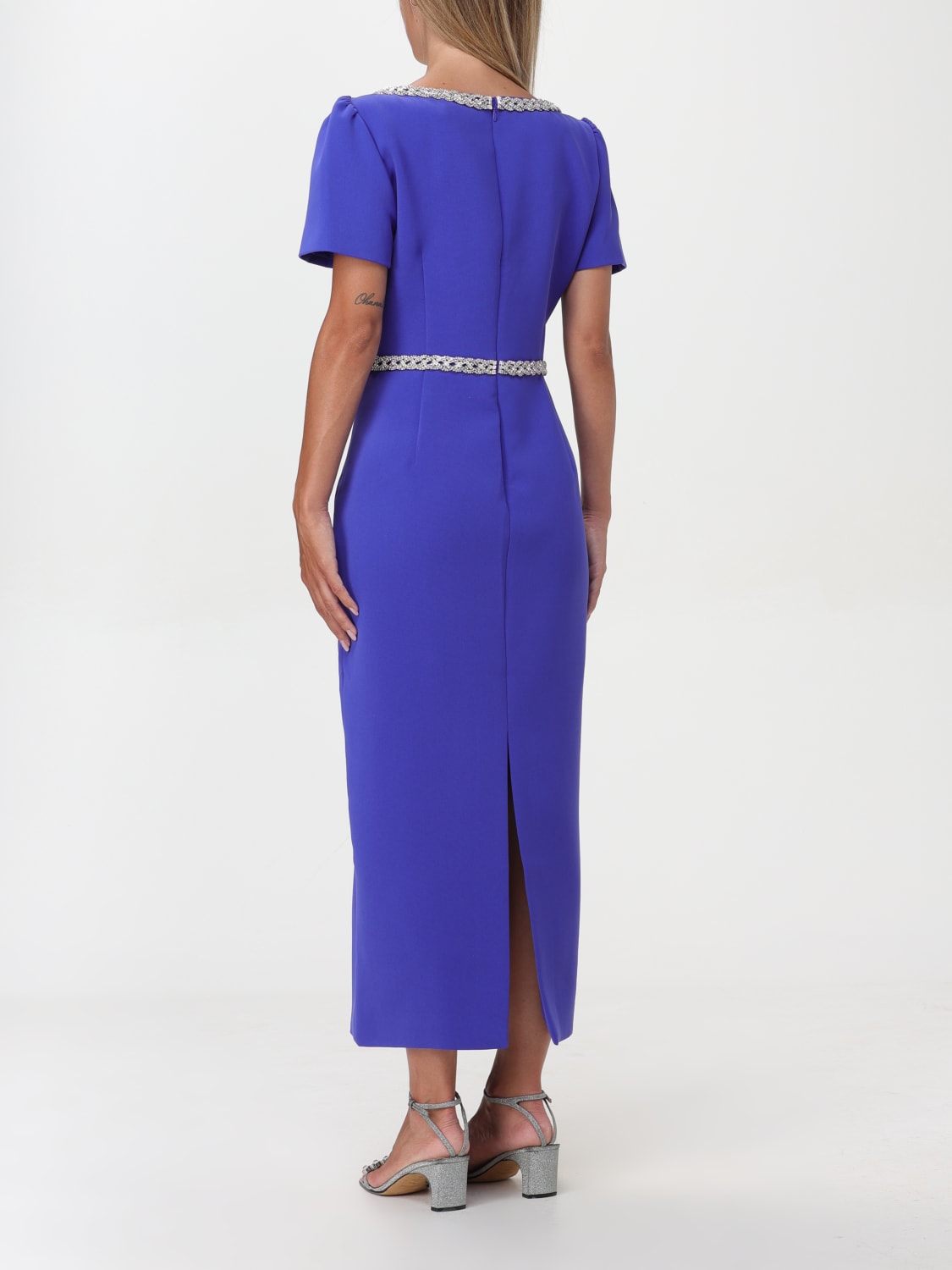 Giglio Abito Lungo Self-Portrait Con Fiocchi