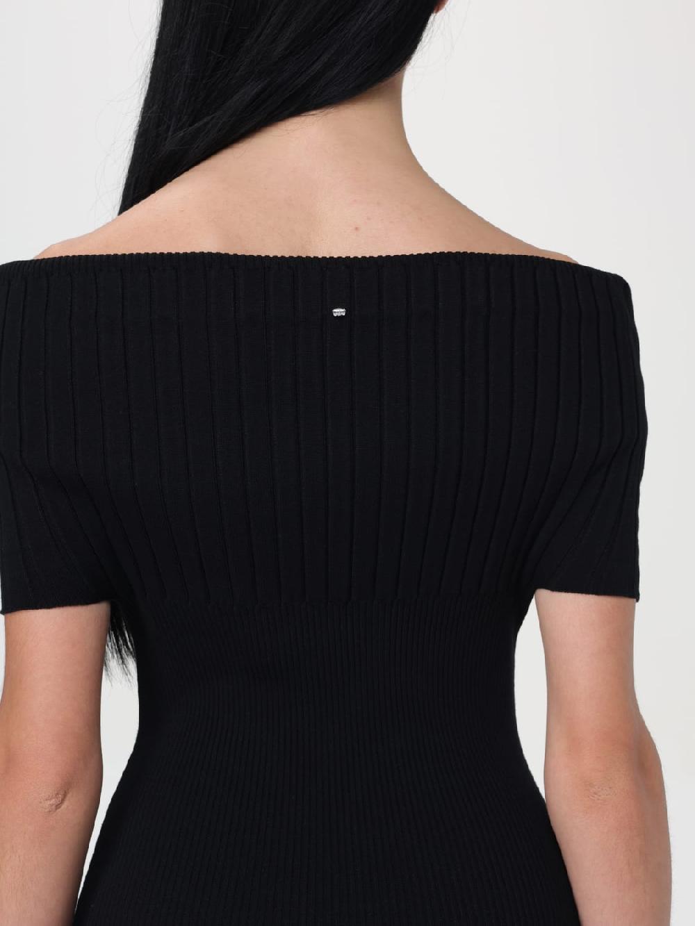 Giglio Abito Lungo Sportmax In Viscosa Stretch
