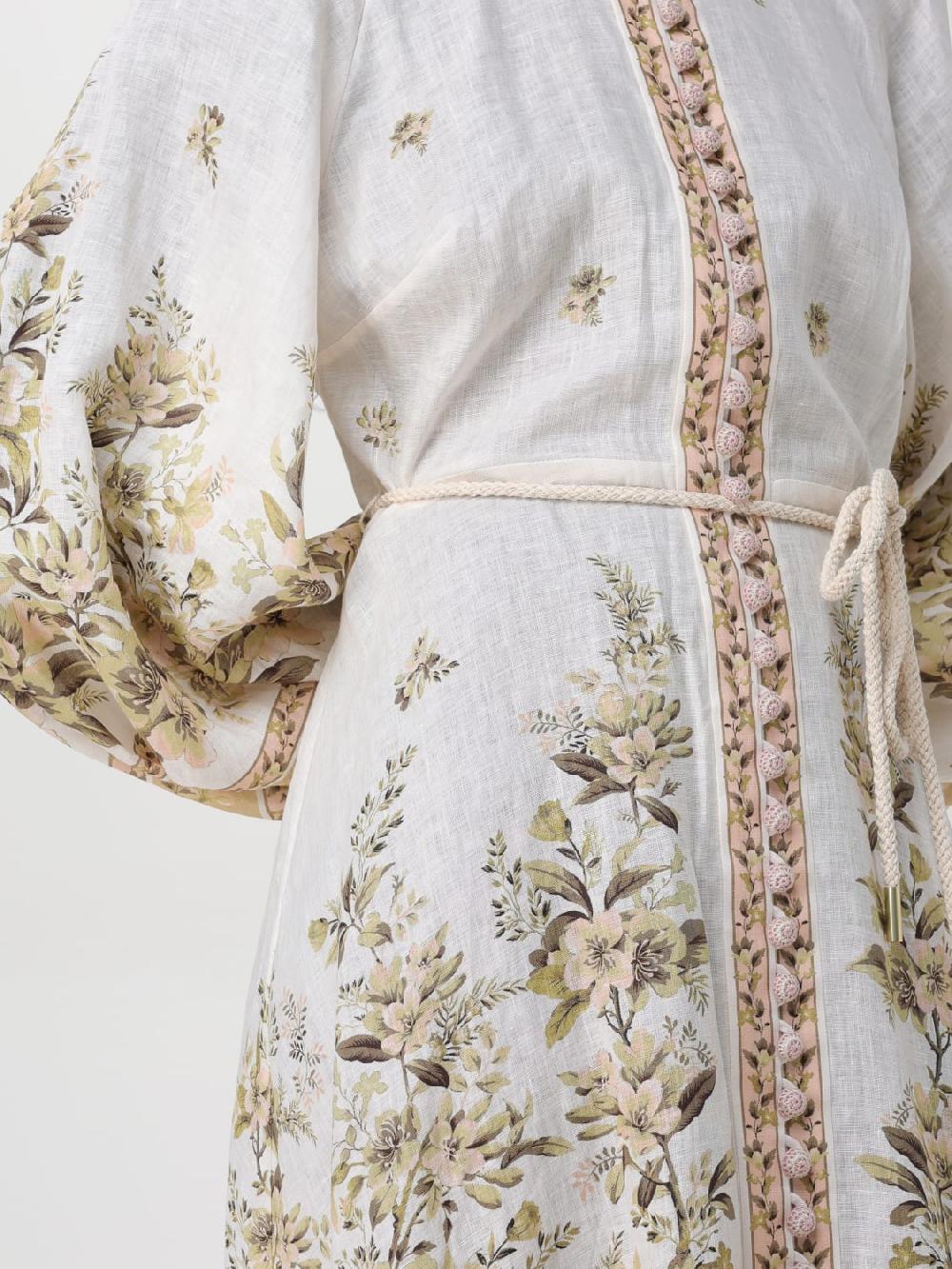 Giglio Abito Lungo Zimmermann In Lino