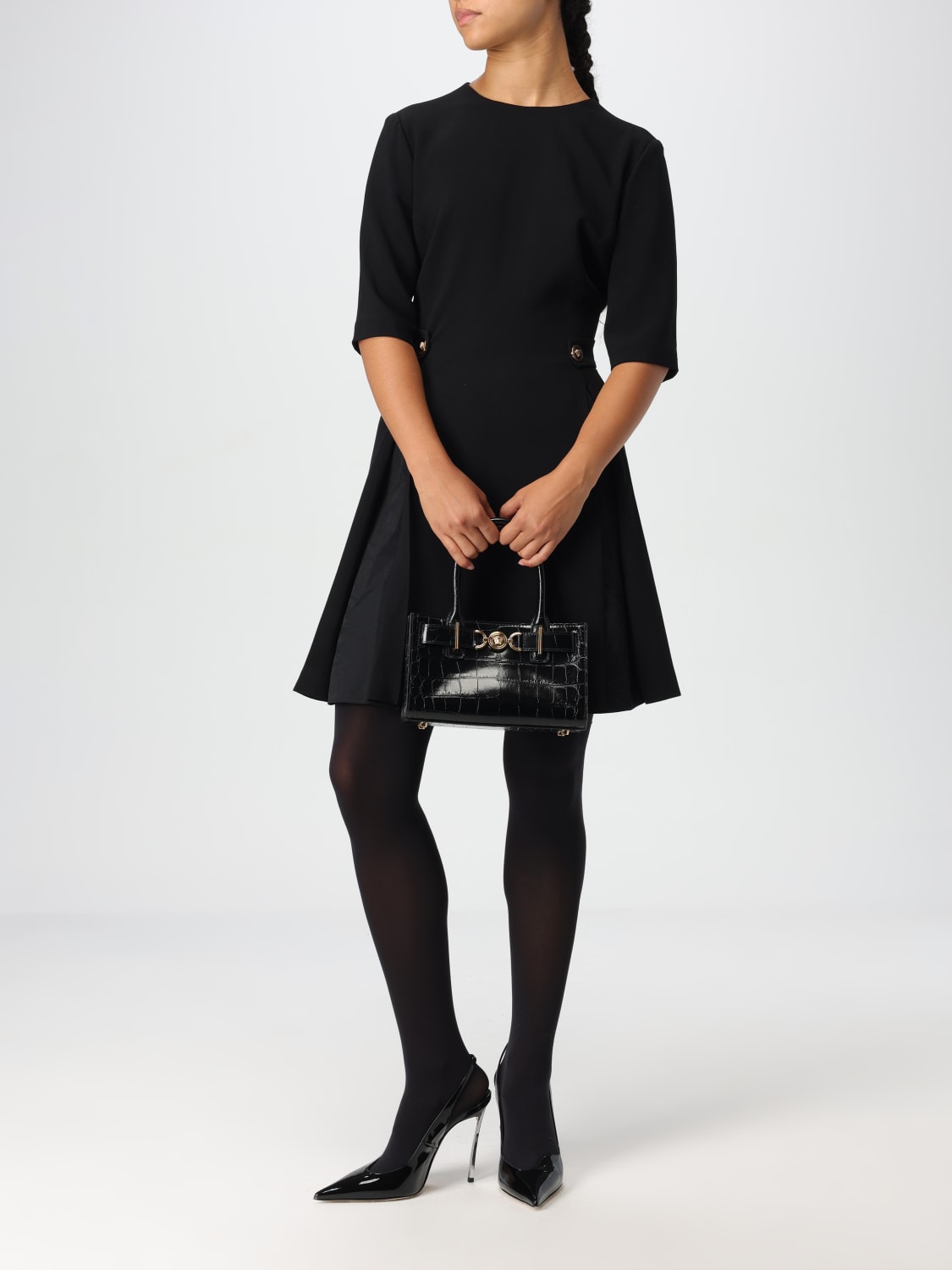 Giglio Abito Medusa A Maniche Corte Versace