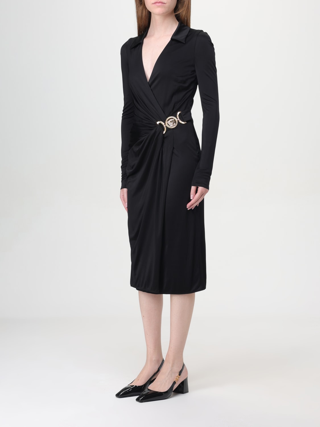 Giglio Abito Medusa Versace In Viscosa