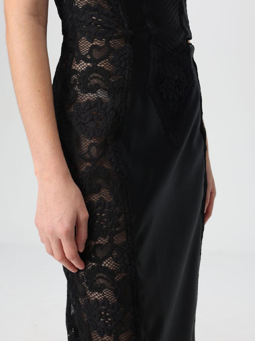 Giglio Abito Midi Dolce & Gabbana In Pizzo