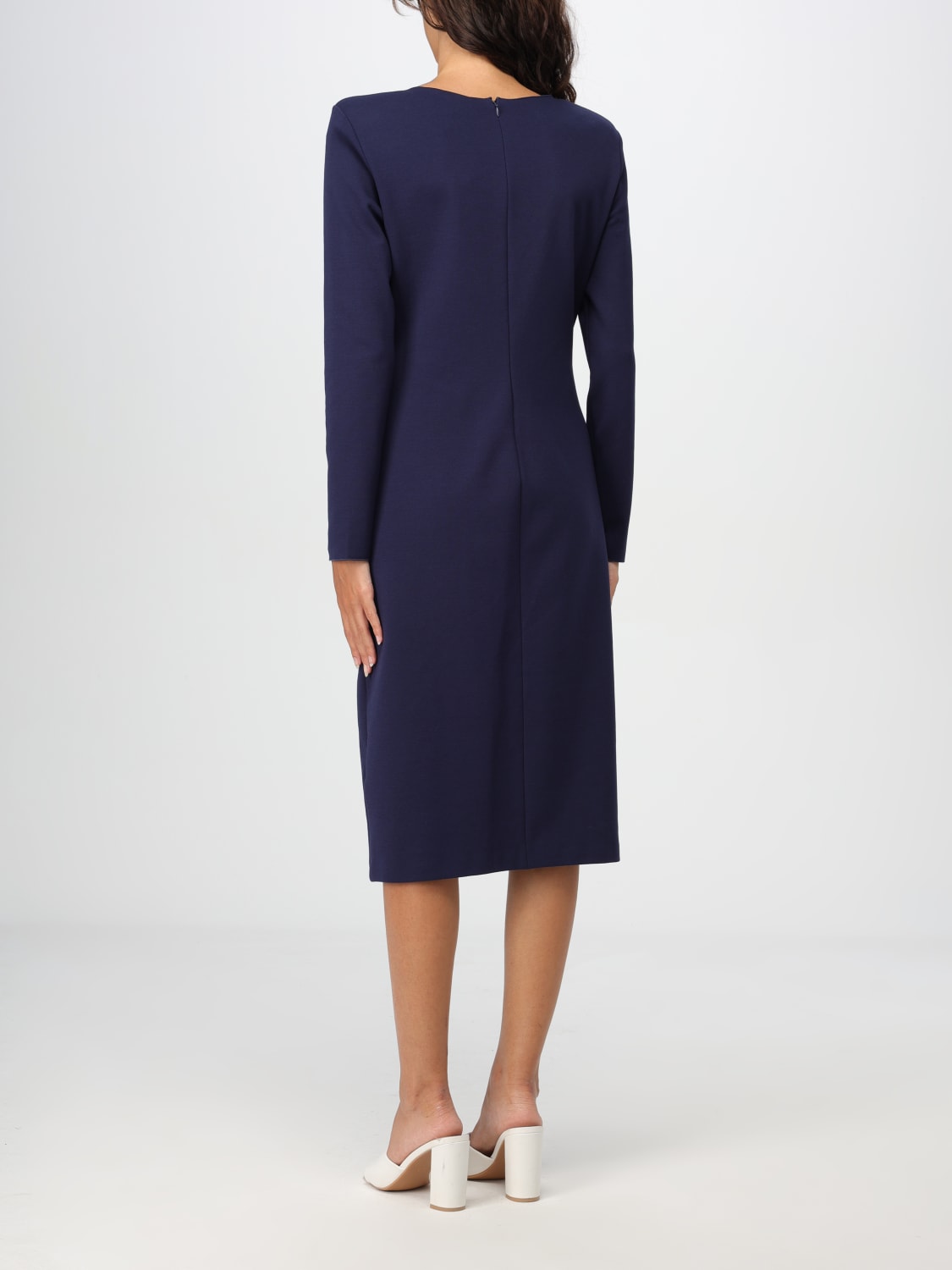 Giglio Abito Midi Emporio Armani In Misto Viscosa