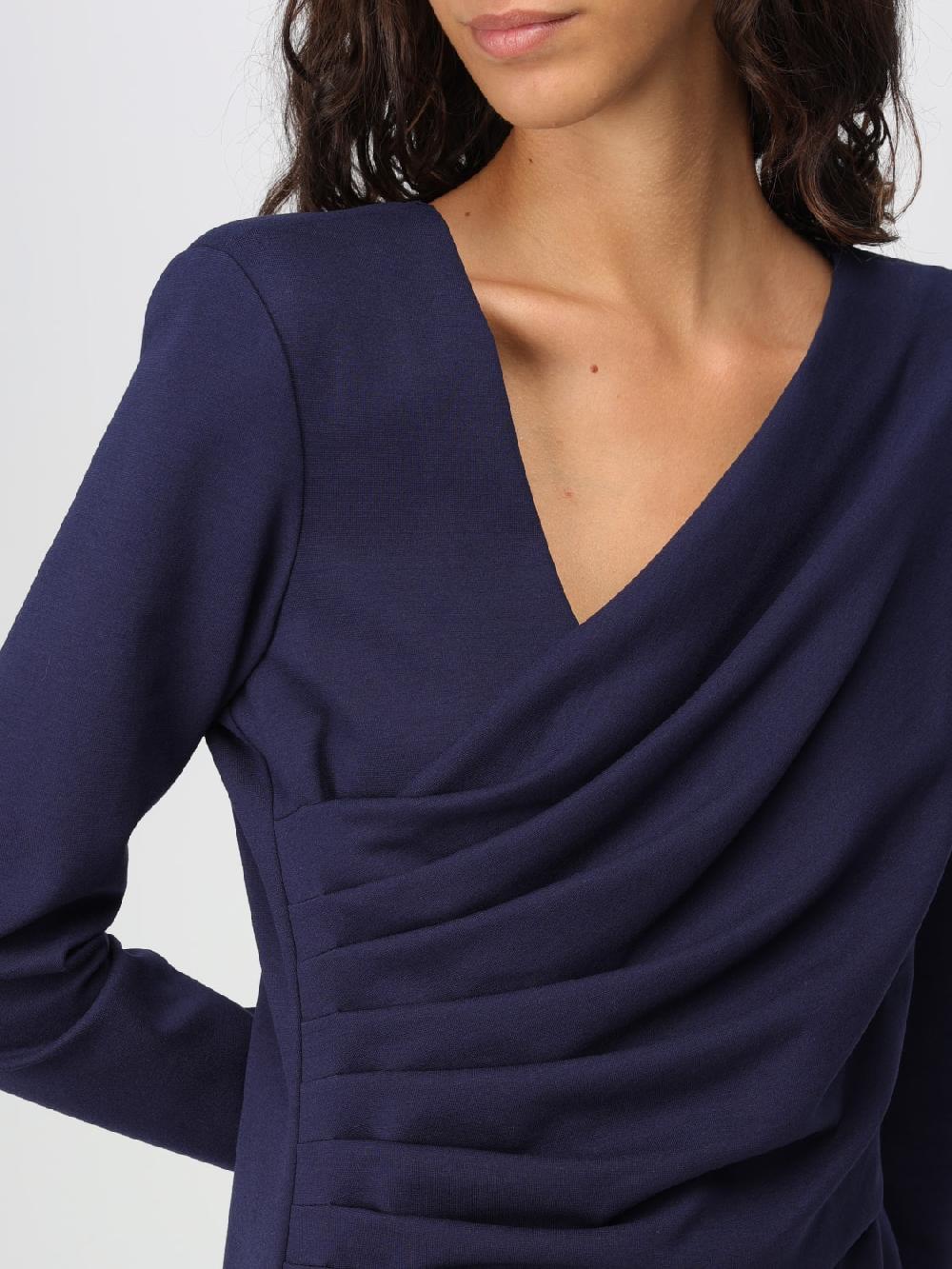 Giglio Abito Midi Emporio Armani In Misto Viscosa