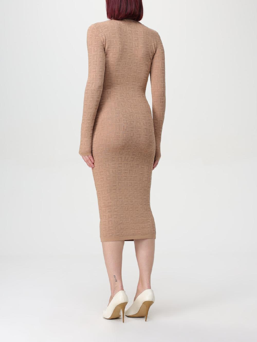 Giglio Abito Midi In Viscosa Elisabetta Franchi