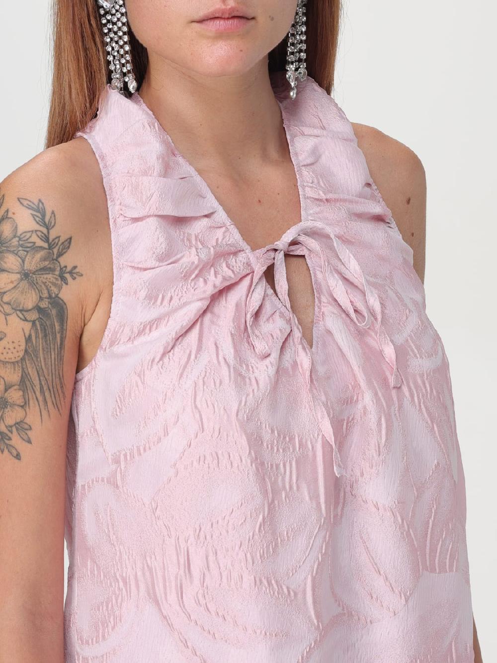 Giglio Abito Mini Ganni Con Fiocco