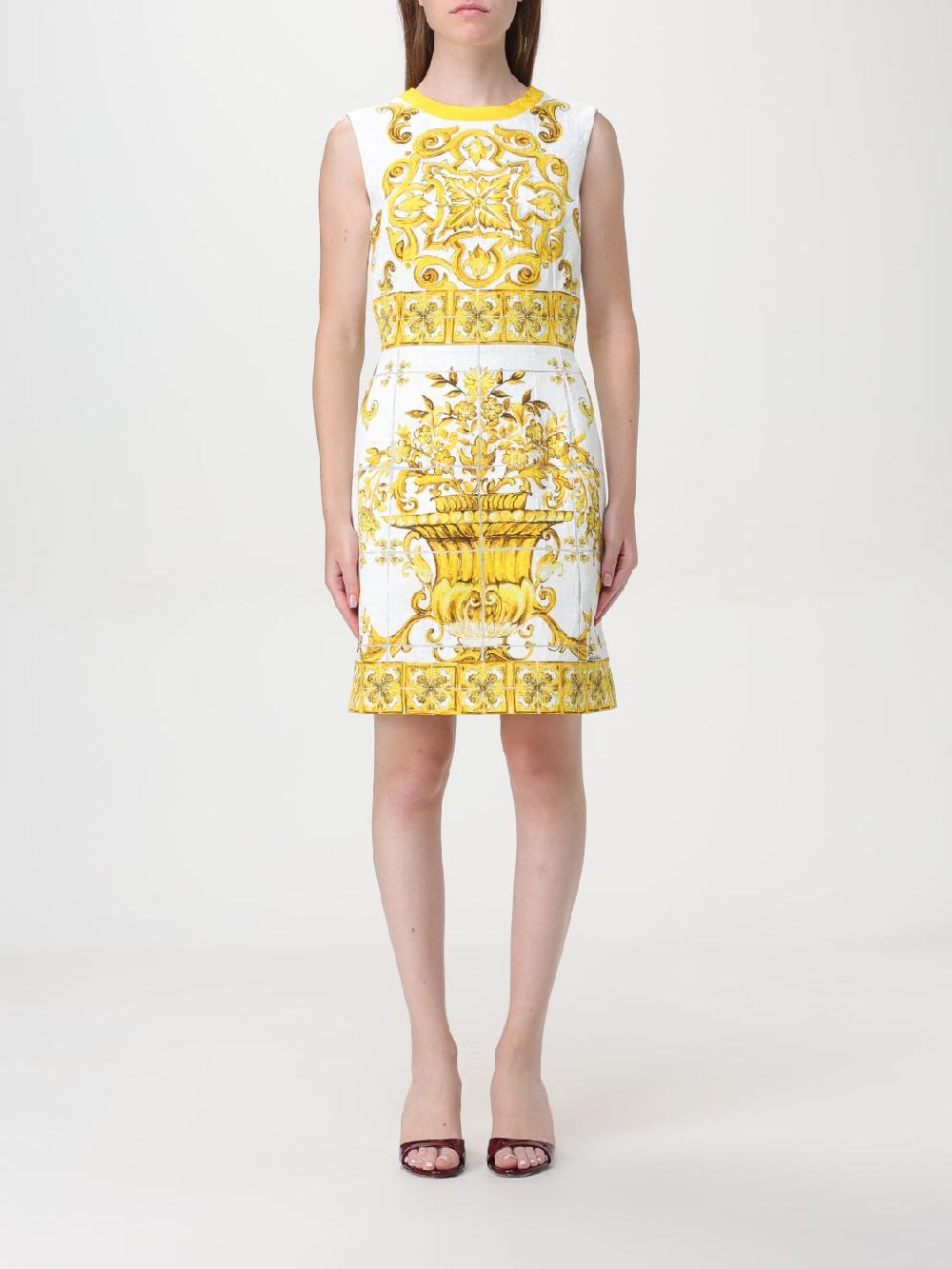 Giglio Abito mini in cotone stampato Dolce & Gabbana