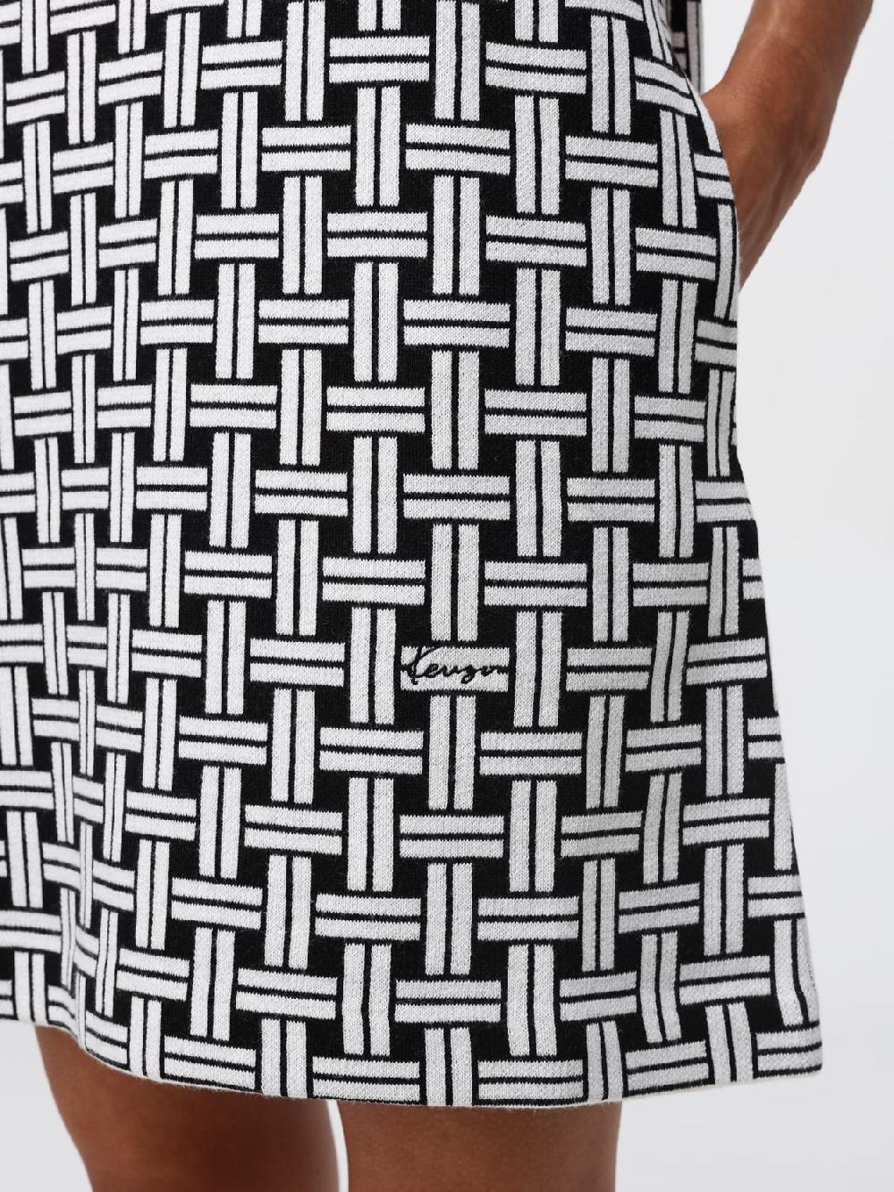 Giglio Abito Mini Kenzo In Cotone E Lana