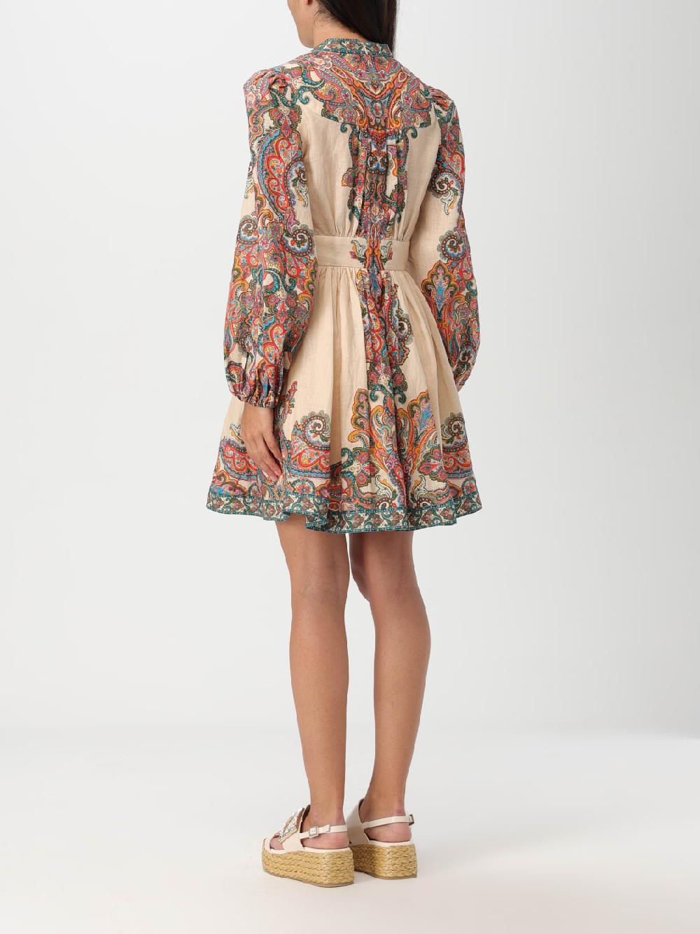 Giglio Abito Mini Ottie Plunge Zimmermann