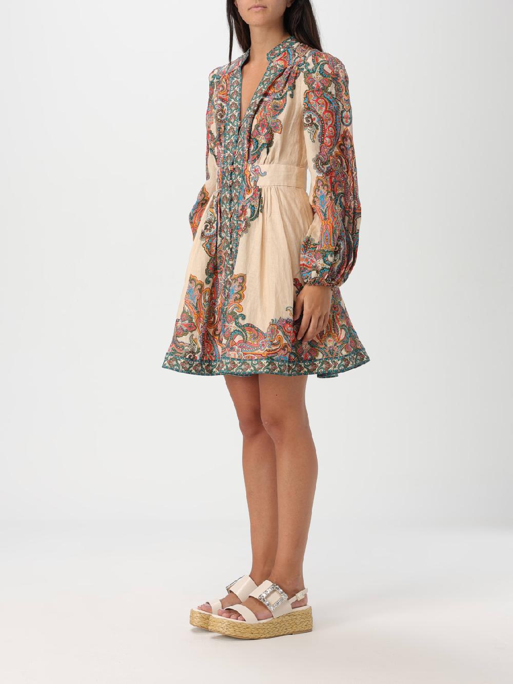 Giglio Abito Mini Ottie Plunge Zimmermann