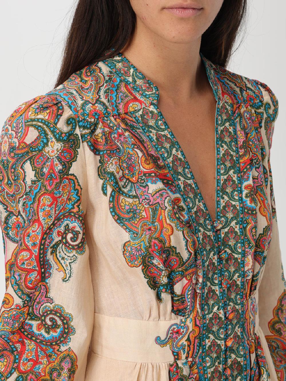 Giglio Abito Mini Ottie Plunge Zimmermann