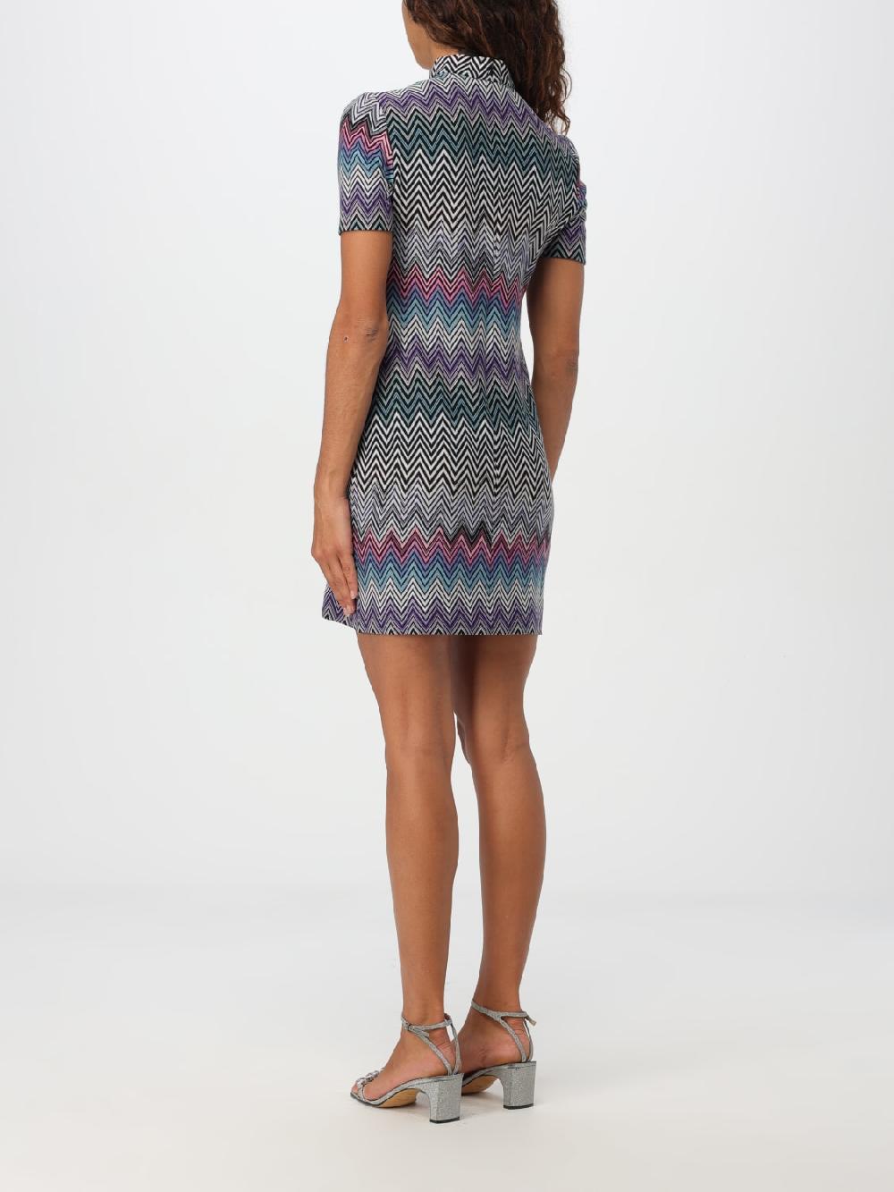 Giglio Abito Missoni In Lana Con Motivo A Zig Zag