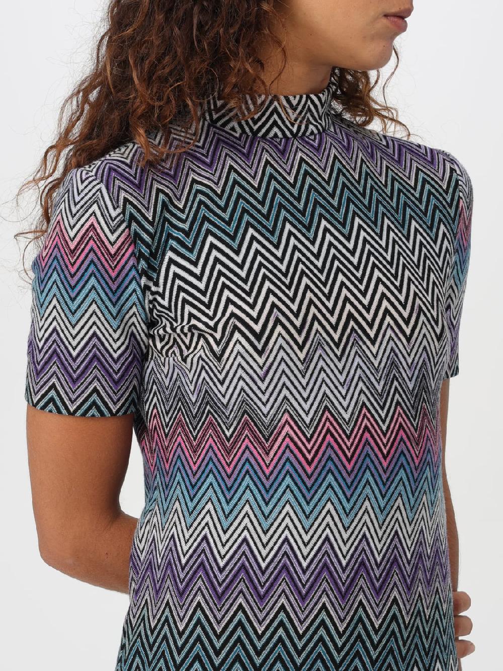 Giglio Abito Missoni In Lana Con Motivo A Zig Zag