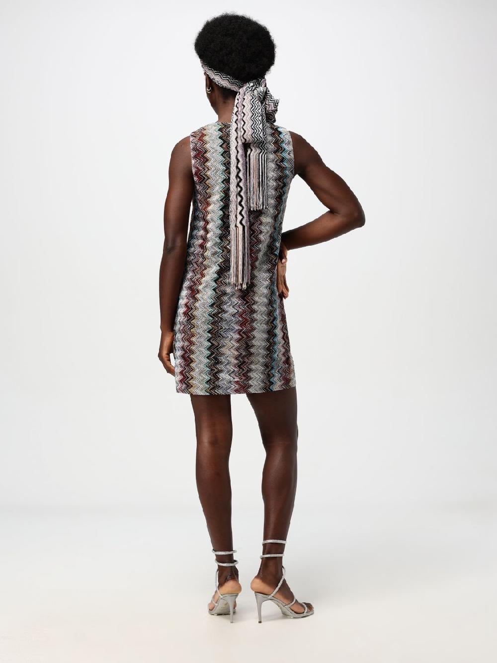 Giglio Abito Missoni In Viscosa E Lurex