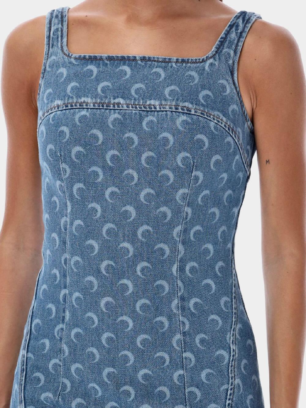 Giglio Abito Moon In Denim Marine Serre