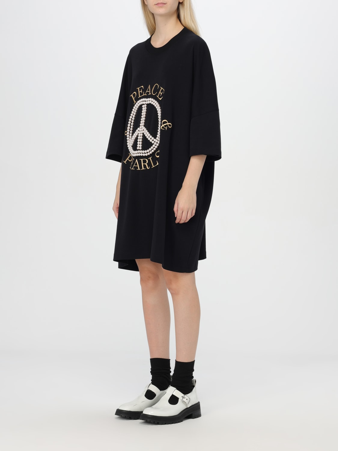 Giglio Abito Moschino Couture In Cotone