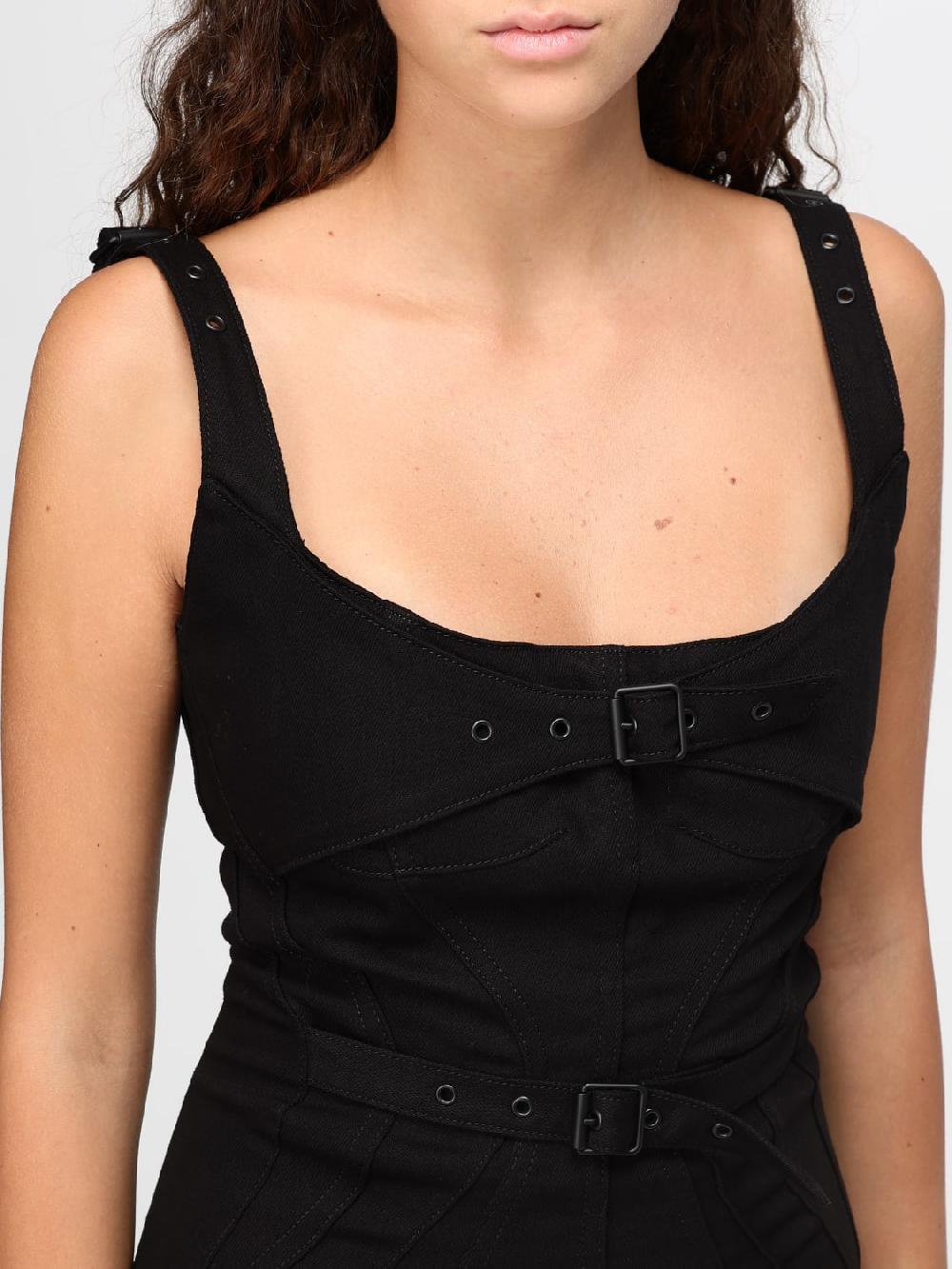 Giglio Abito Mugler In Denim