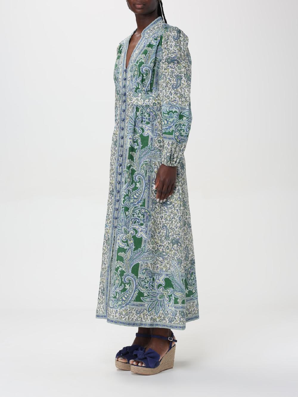 Giglio Abito Ottie Lungo A Fiori Zimmermann