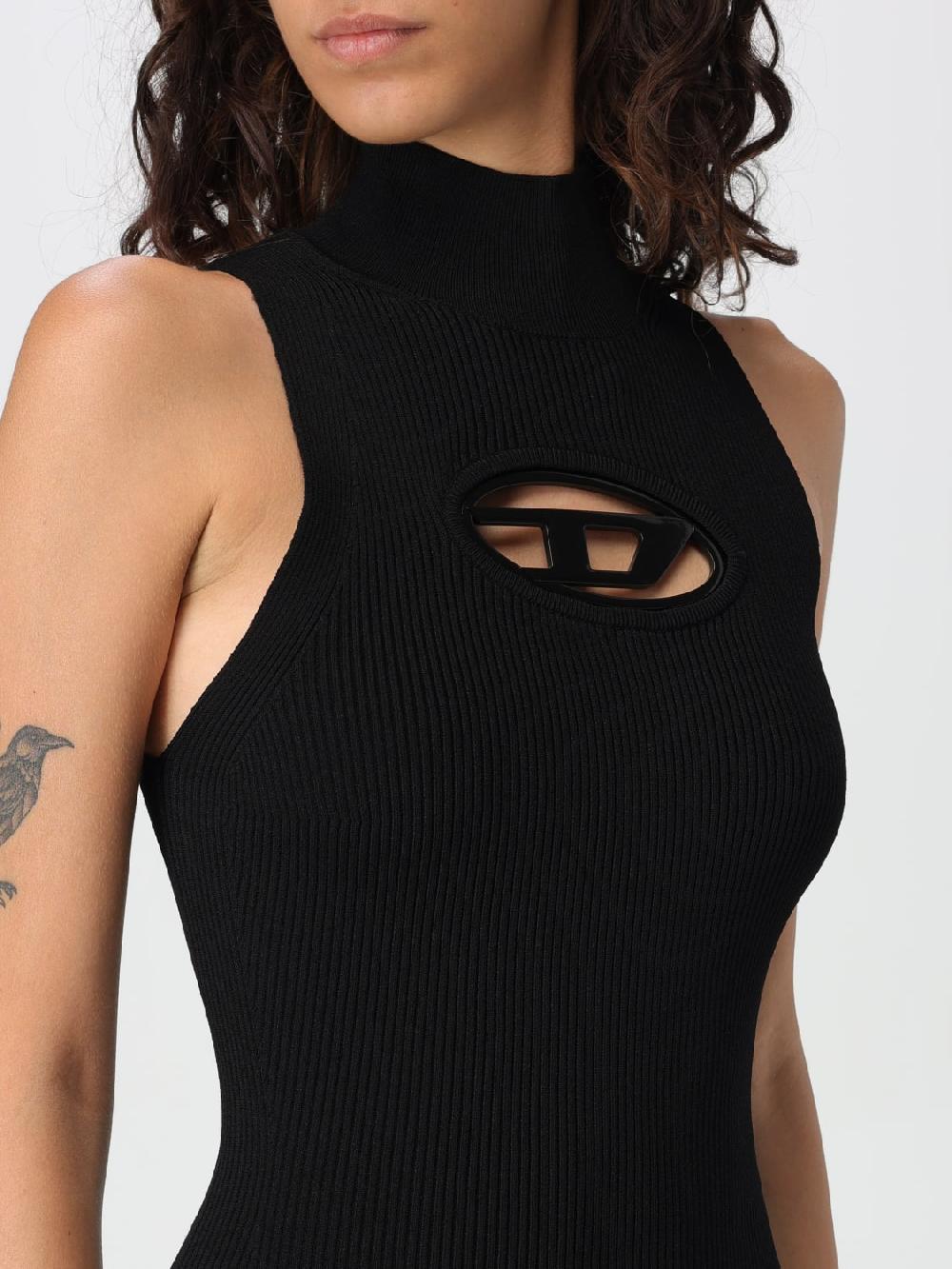 Giglio Abito Oval D Diesel In Viscosa Stretch