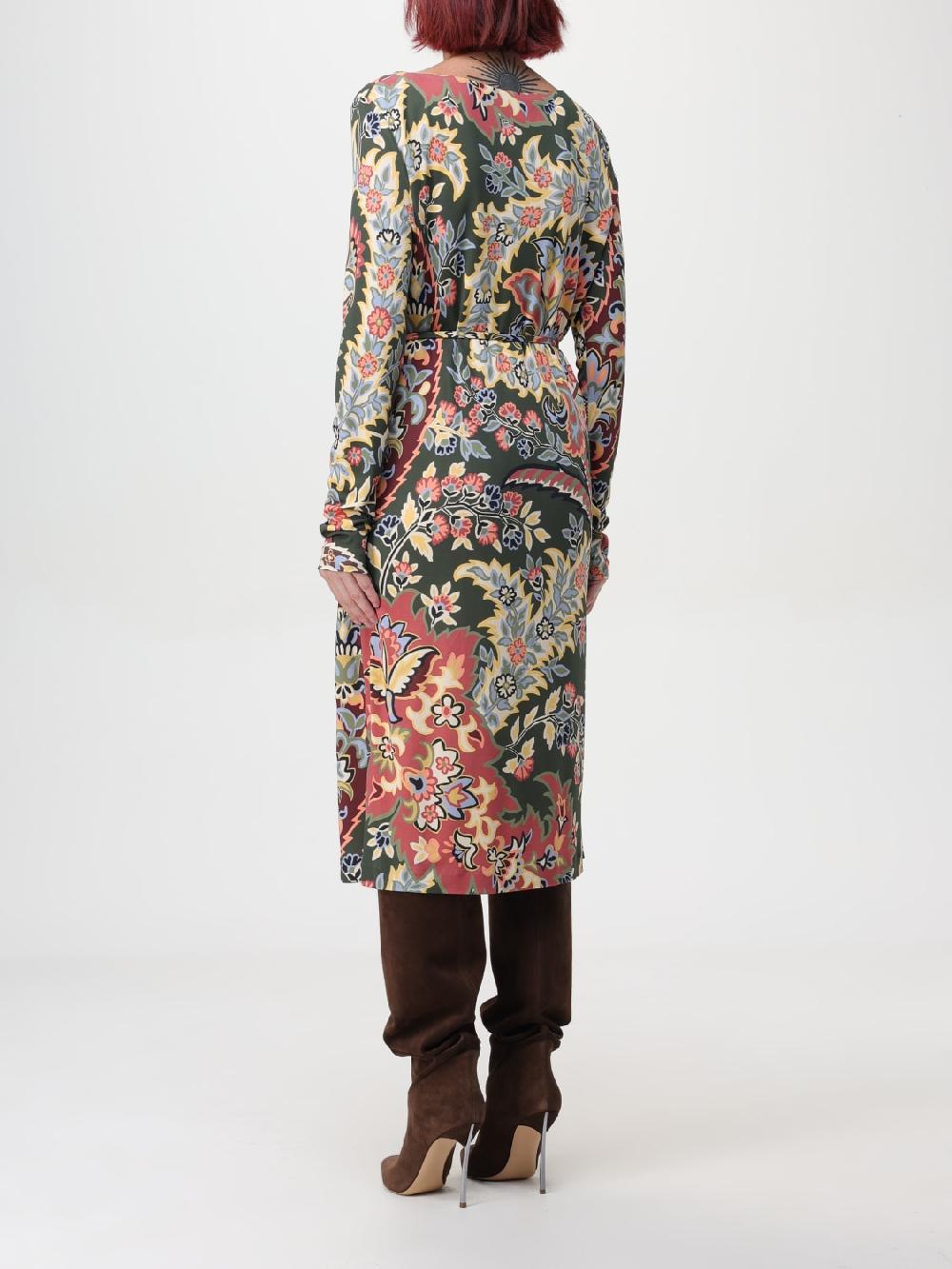 Giglio Abito Paisley Etro In Viscosa