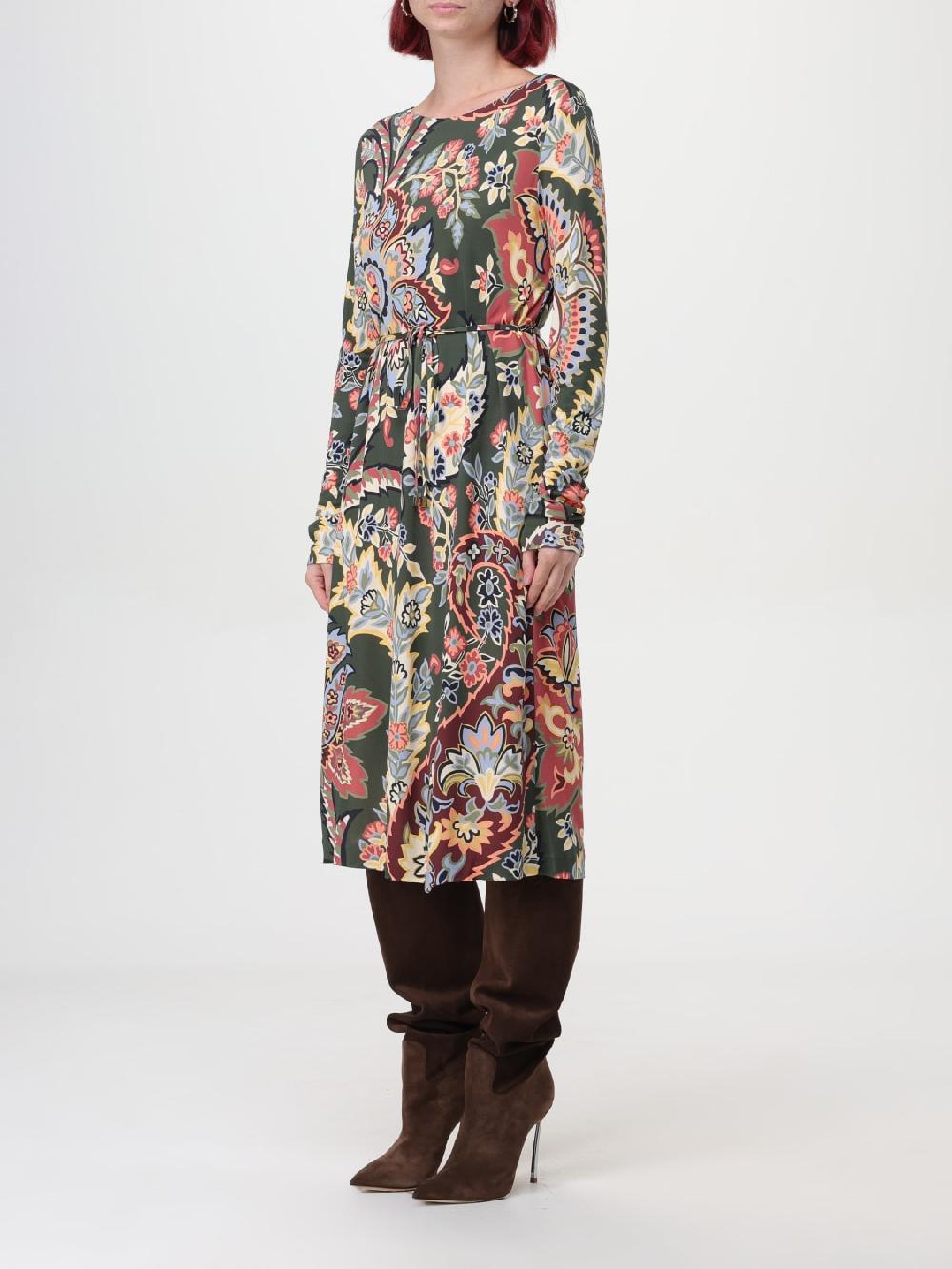 Giglio Abito Paisley Etro In Viscosa