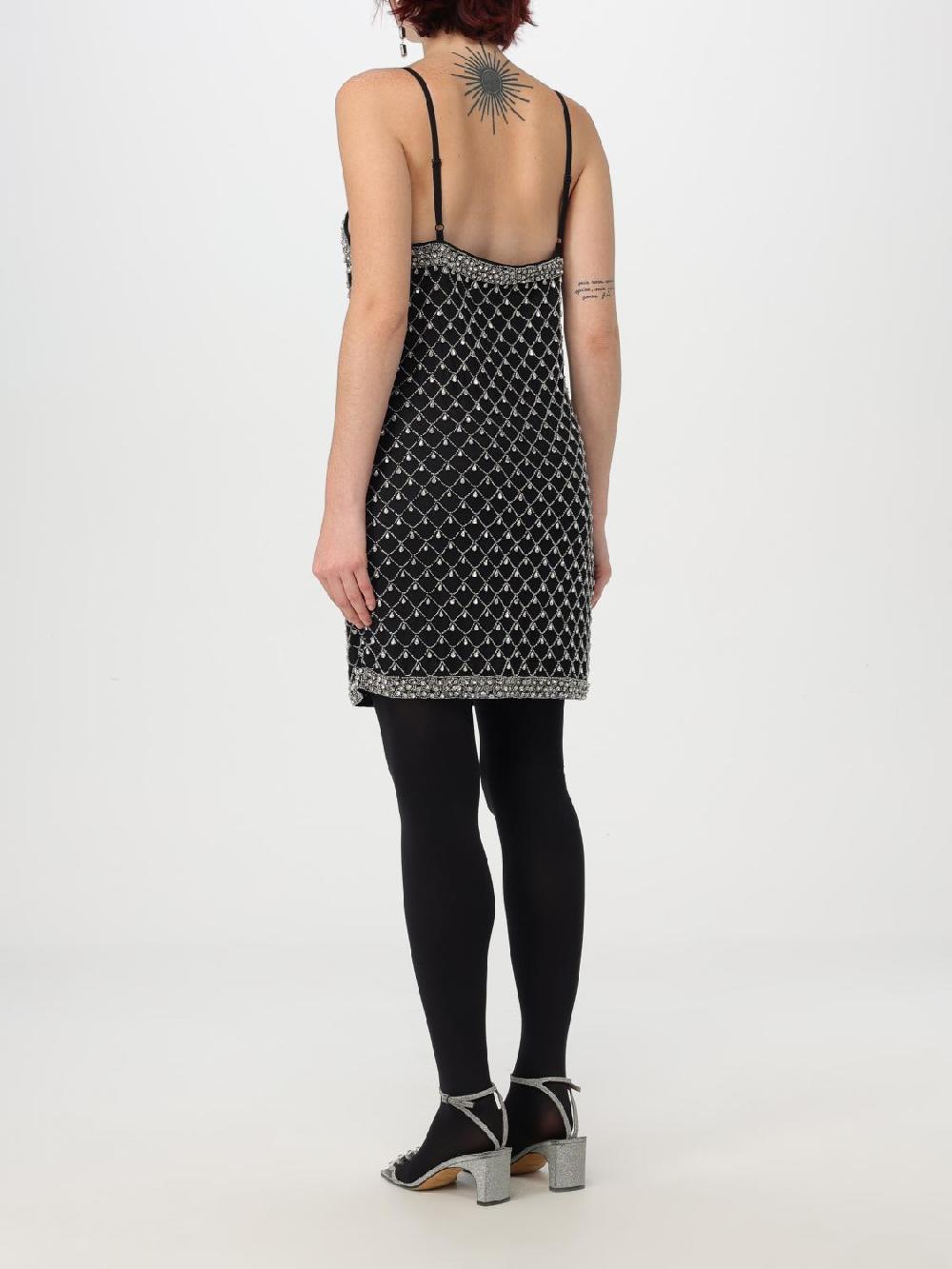 Giglio Abito Pinko In Tessuto Con Strass