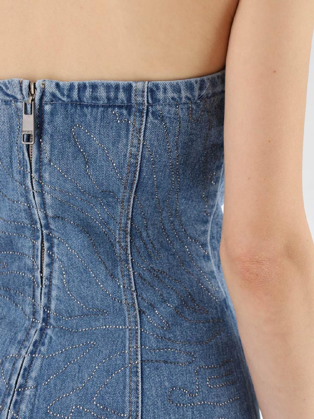 Giglio Abito Rotate In Denim