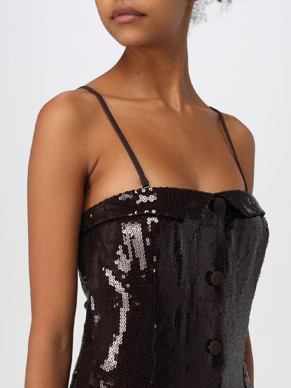 Giglio Abito Rotate In Tessuto Paillettato