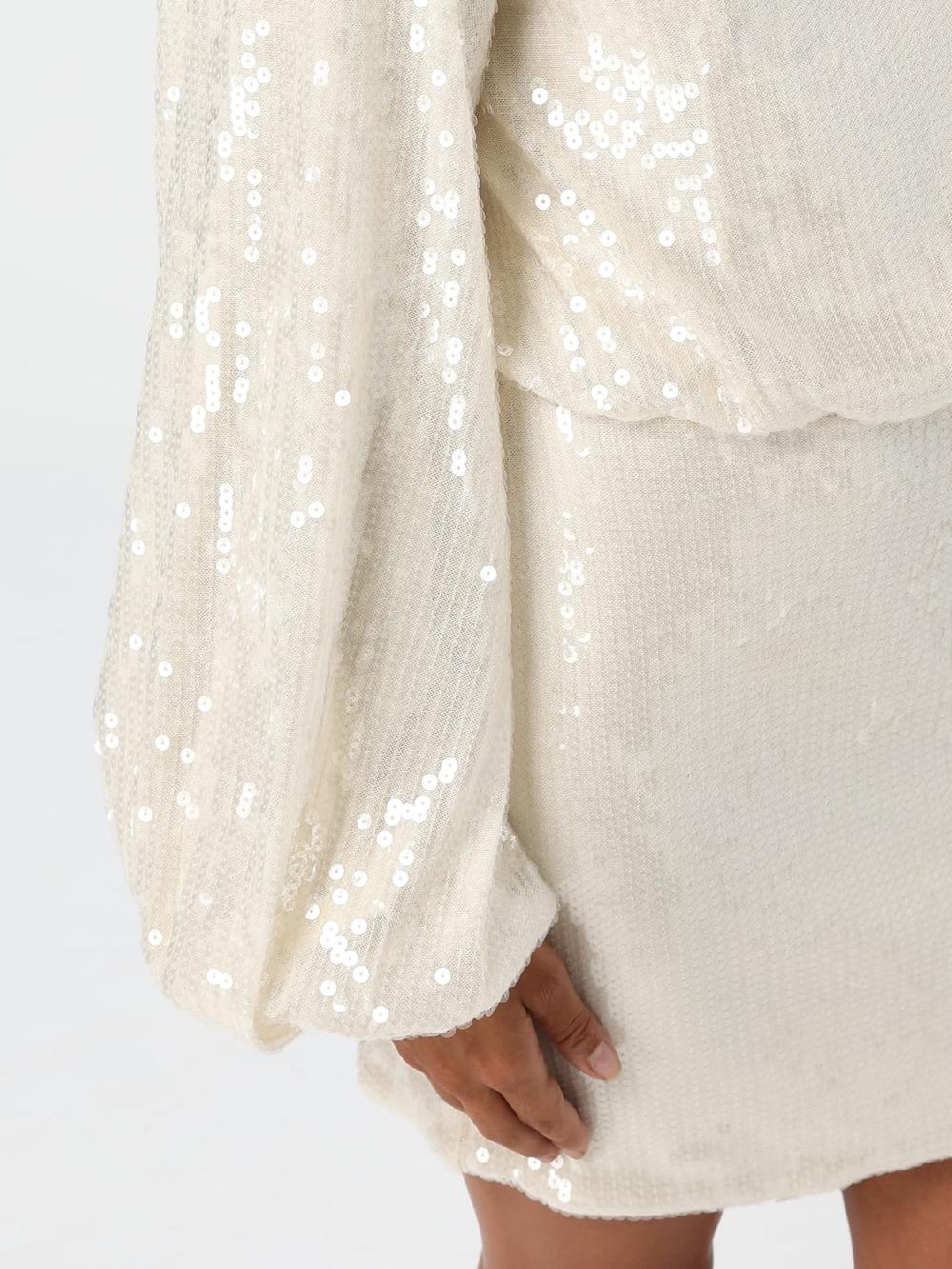 Giglio Abito Rotate In Tessuto Paillettato